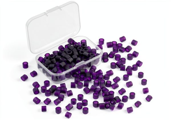 NBEADS Dental Code Rings Rubber Medium Orchid Instrument-0