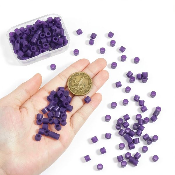 NBEADS Dental Code Rings Rubber Medium Orchid Instrument-1
