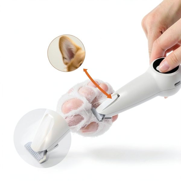 AYWOHA Dog Grooming Kit Cordless Rechargeable Paw Trimmer-2