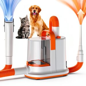Koonie Dog Grooming Kit Low Noise Clipper Vacuum Combo-0