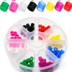 Healifty Silicone Code Rings Dental Instrument Labels 160-0
