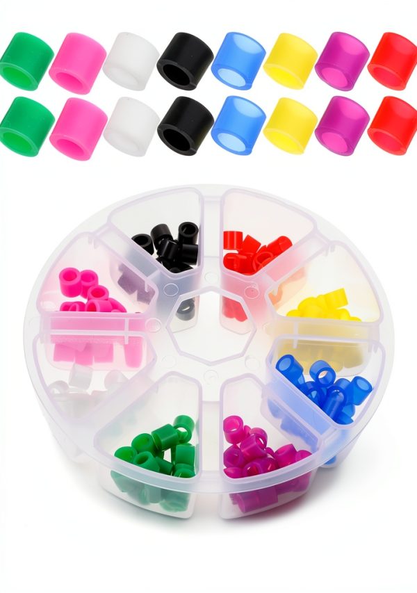 Healifty Silicone Code Rings Dental Instrument Labels 160-0