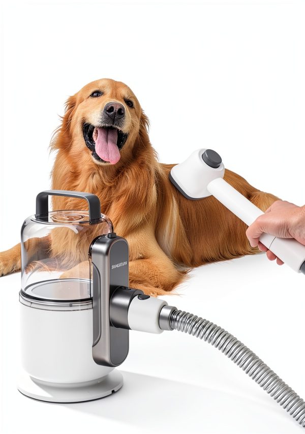 Simple Way Dog Grooming Vacuum Quiet Professional Home Kit-8