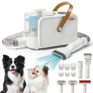 ITBABY Dog Grooming Kit 5 in 1 Vacuum Clippers Quiet-0