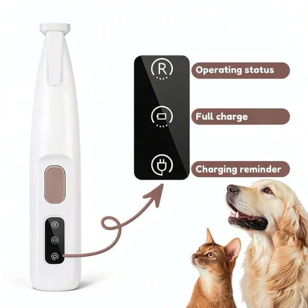Lobuobi Pet Paw Trimmer Cordless Quiet Grooming for Dogs-2