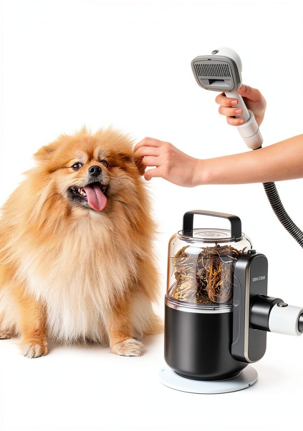 Simple Way Dog Grooming Vacuum Quiet Professional Home Kit-1