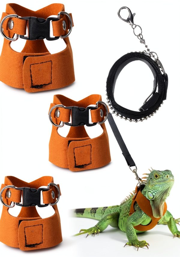 ValueBargain Bearded Dragon Harness Leash Set Adjustable-0