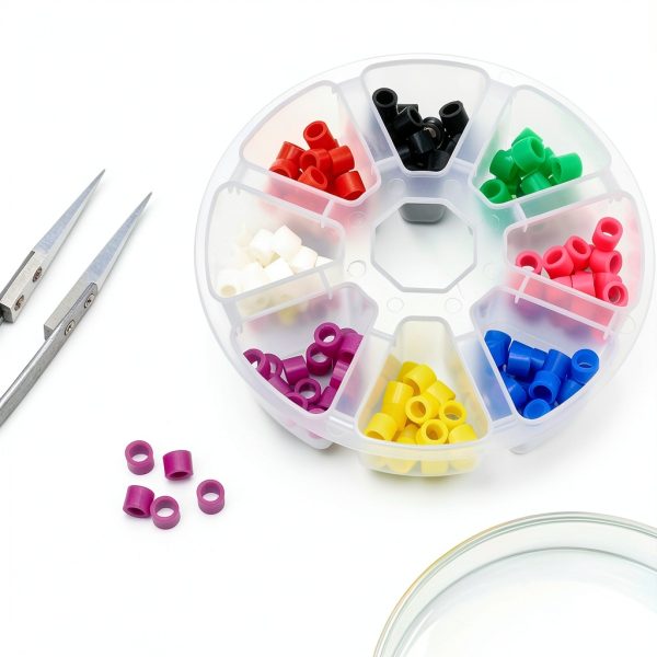 Healifty Silicone Code Rings Dental Instrument Labels 160-8