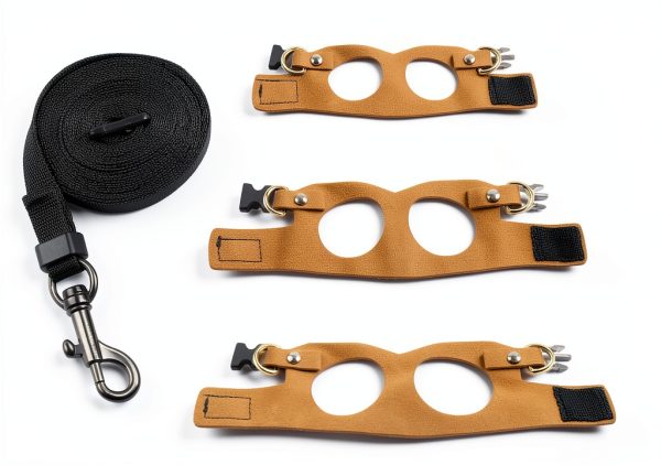 Maxqzin Bearded Dragon Leash Harness Set Leather Reptile Pet-1