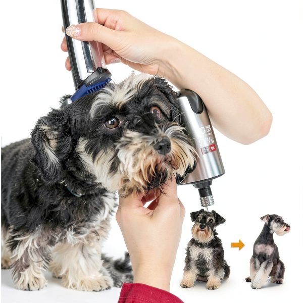 FuzzyFix Nova 5X Dog Clippers 5 Speed Cordless Grooming Kit-4