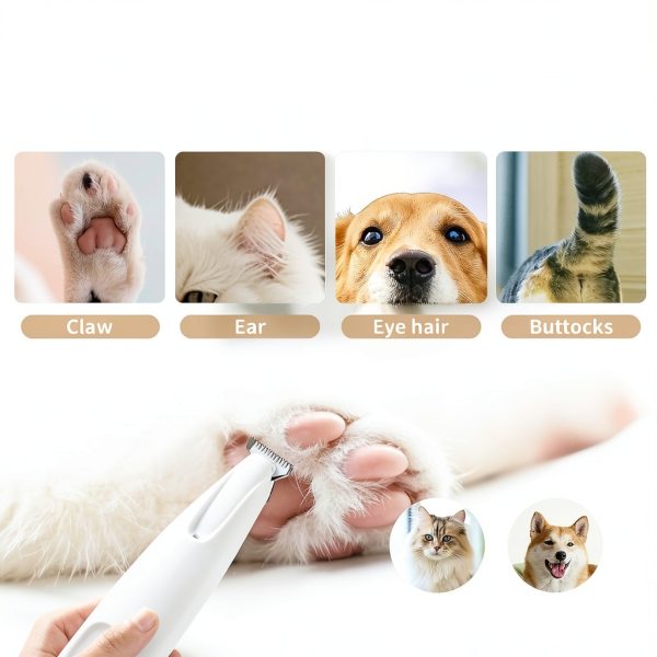 Generic Dog Paw Trimmer Cordless Rechargeable Pet Grooming-1
