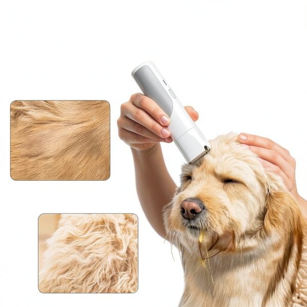 Pawsest Dog Grooming Vacuum Kit All in One Pet Clippers-3