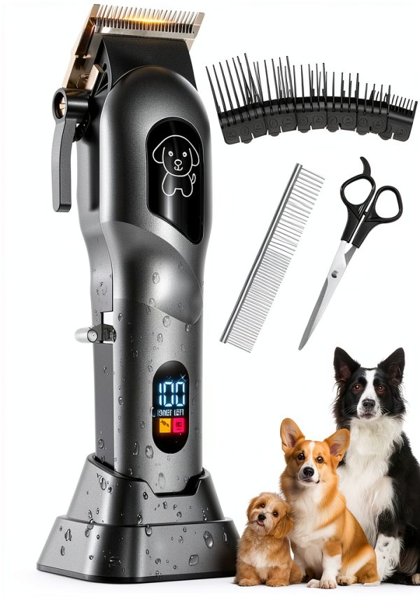 Mearens Dog Grooming Clipper Kit Quiet Low Vibration-0