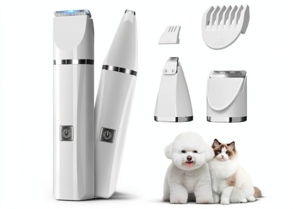 Each Cool Pet Grooming Clipper Kit Quiet Adjustable Combs-0