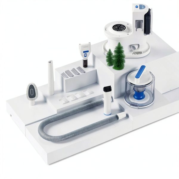 PROMOMO Dog Grooming Vacuum Low Noise 3 Suction Levels-7
