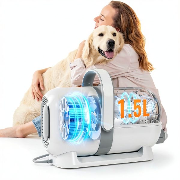 Afloia Dog Grooming Vacuum Clippers Low Noise Cordless-6