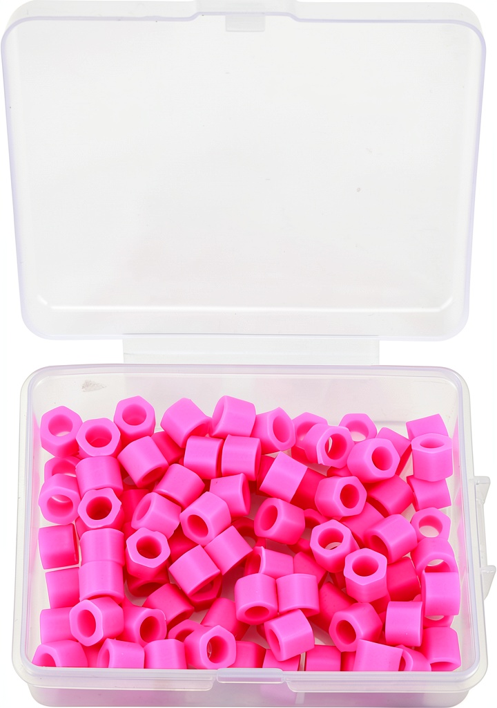 Dioche dental instrument rings in purple on dental tools