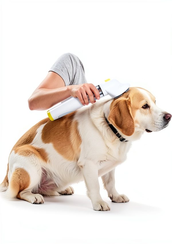 Yopqwie Dog Vacuum Groomer Cordless 3 in 1 Pet Hair Remover-1