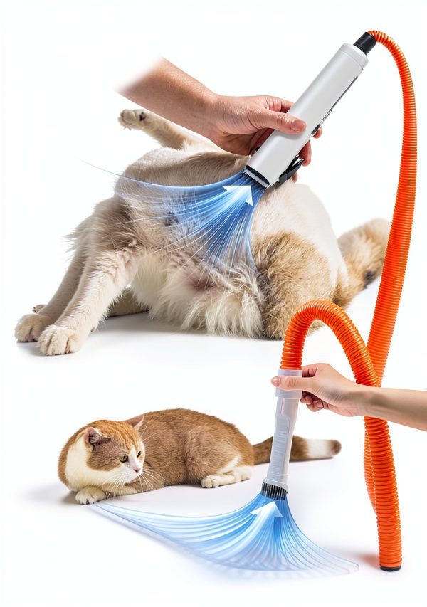 Koonie Dog Grooming Kit Low Noise Clipper Vacuum Combo-3