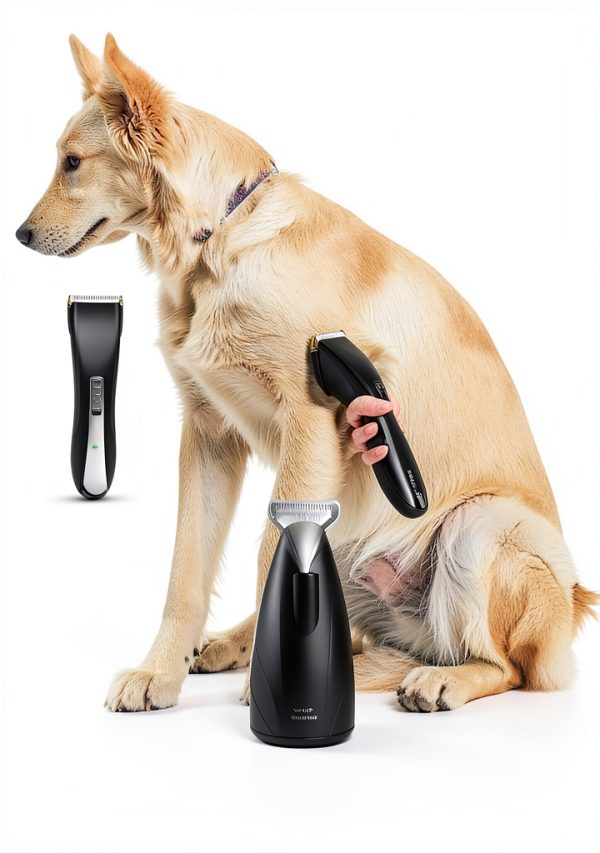 LEYOUFU Pet Grooming Kit Rechargeable Low Noise Clippers-5