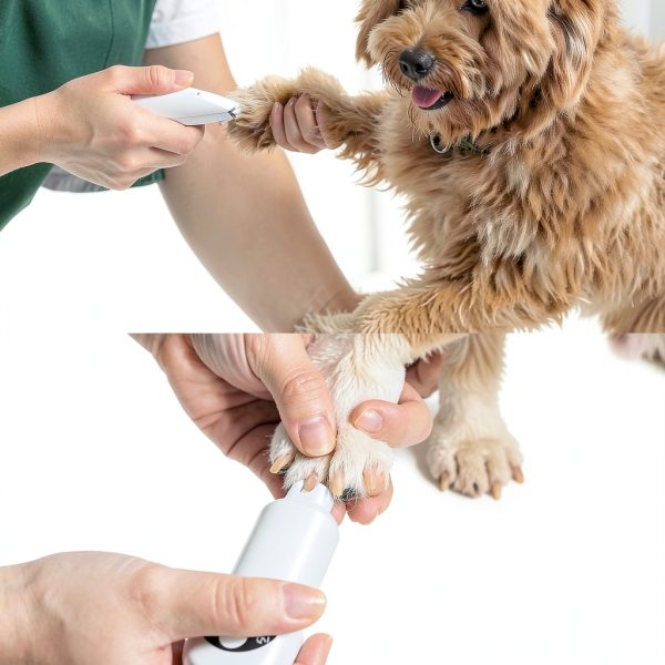 AYWOHA Dog Grooming Kit Cordless Rechargeable Paw Trimmer-1