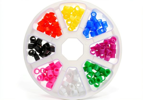Healifty Silicone Code Rings Dental Instrument Labels 160-1