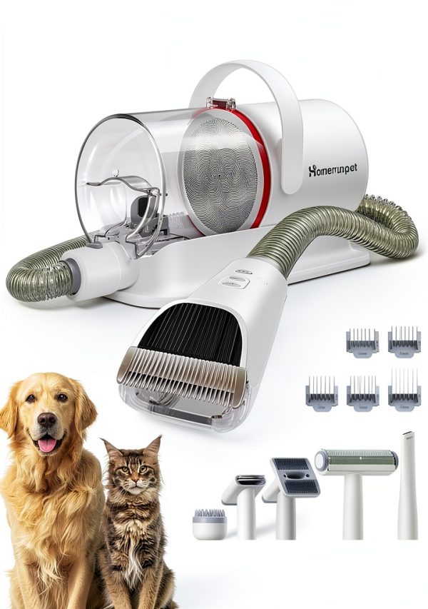 HomeRunPet Grooming Vacuum Kit Quiet 45dB Pet Hair-0