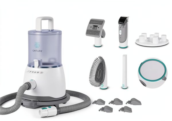 CNTURY Dog Grooming Clippers Kit Quiet Vacuum 4.5L Capacity-6