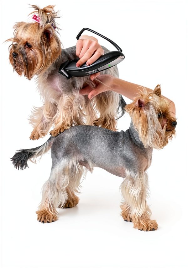 LEYOUFU Pet Grooming Kit Rechargeable Low Noise Clippers-2