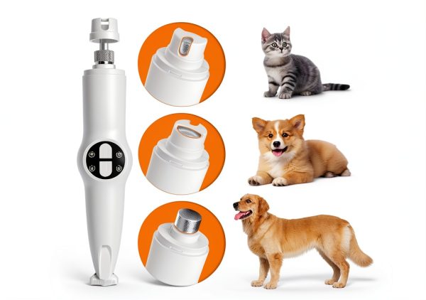 AYWOHA Dog Grooming Kit Cordless Rechargeable Paw Trimmer-3