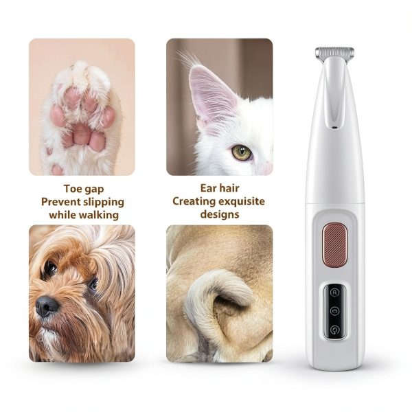Lobuobi Pet Paw Trimmer Cordless Quiet Grooming for Dogs-1