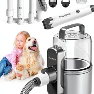 Simple Way Dog Grooming Vacuum Quiet Professional Home Kit-0