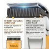 Kapvis Dog Grooming Clipper Kit LED Light Type C Charging-3