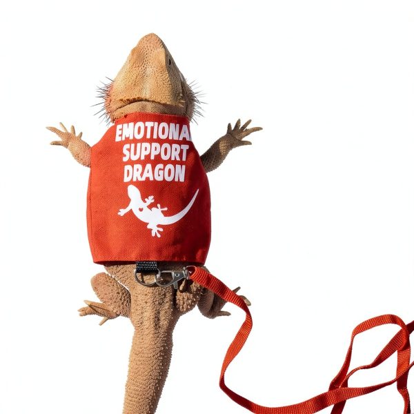 Bearded Dragon Harness RM Romansk Soft Mesh-3