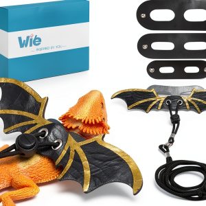 Bearded Dragon Leash CoguZed Leather Harness-0