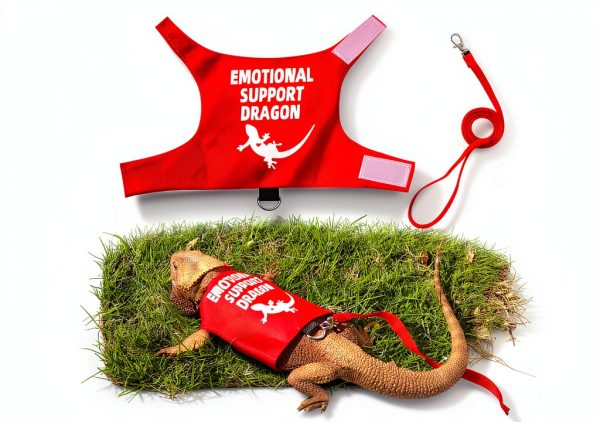 Bearded Dragon Harness RM Romansk Soft Mesh-0
