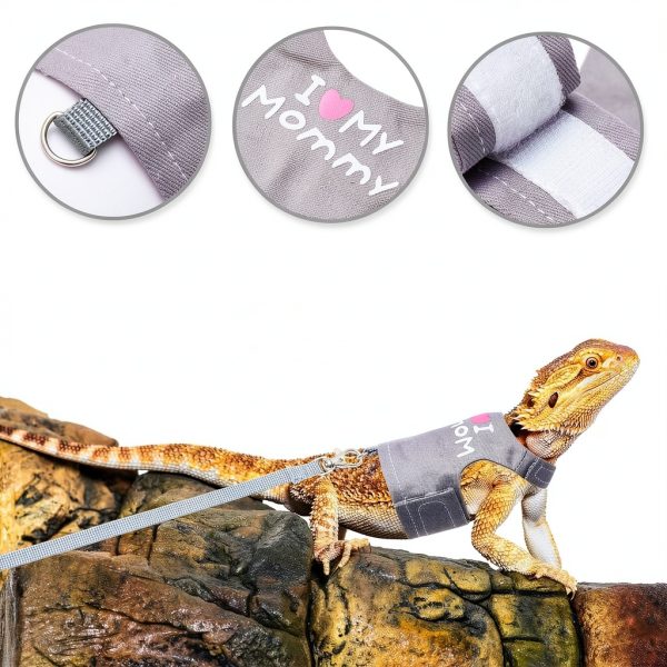 Lizard Harness by CUSOZWO Pet Supplies Adjustable-3