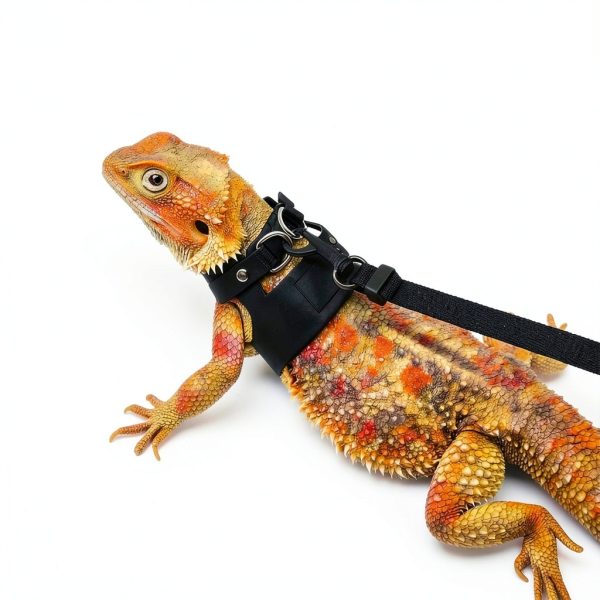 Bearded Dragon Harness Hongliang Leather Design-4