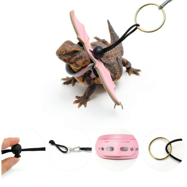 Esmorah Bearded Dragon Carrier Fleece Harness-4