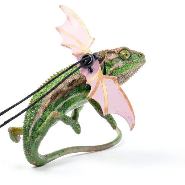 Bearded Dragon Leash Tucnoeu Leather Harness-3