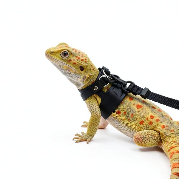 Bearded Dragon Harness Hongliang Leather Design-2