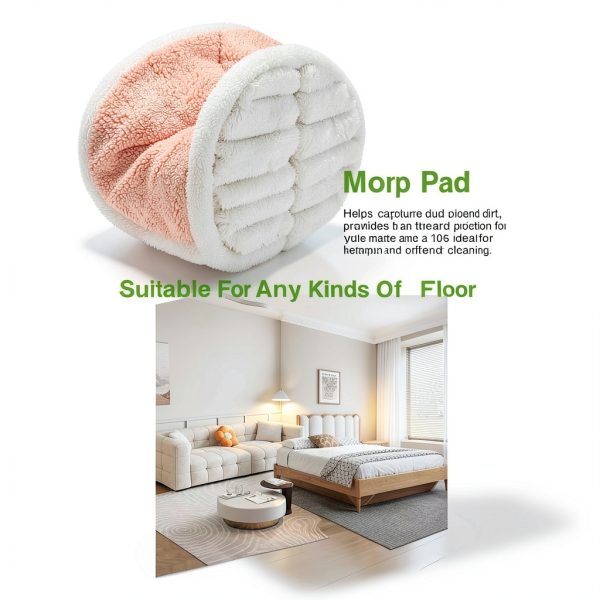 Mop Pads Replacement Zeekech for Bissell Spinwave 2124 - Soft & Heavy-4