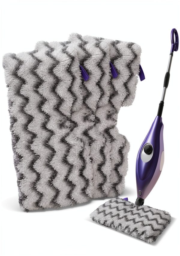 Steam Mop Replacement Pads NXPPYY Microfiber Washable Reusable 3 Pack-0