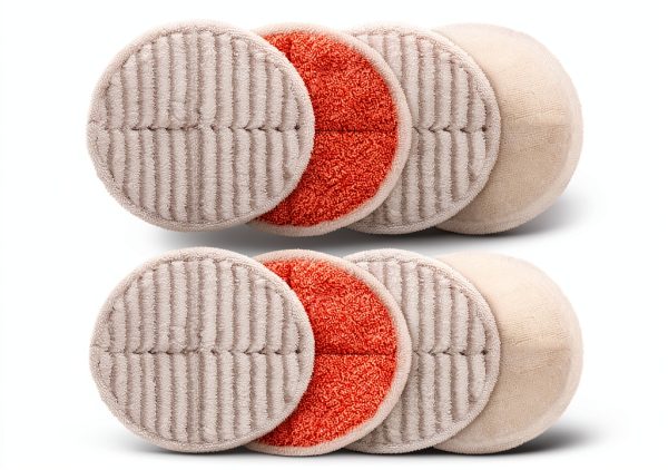 Mop Pads Replacement Zeekech for Bissell Spinwave 2124 - Soft & Heavy-0